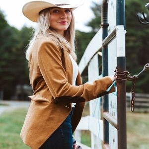 Veronica Beard Brown Corduroy Blazer